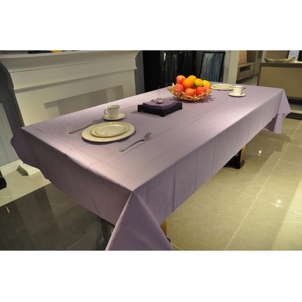 Buy Lavender CMYK 137x183cm 3ply Disposable Paper Tablecloths For Weddings at wholesale prices