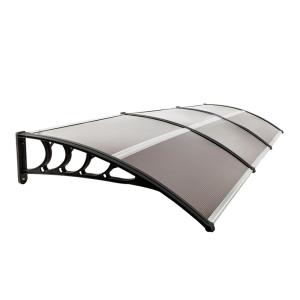 Ultraviolet resist 120cm Outdoor Polycarbonate Awning