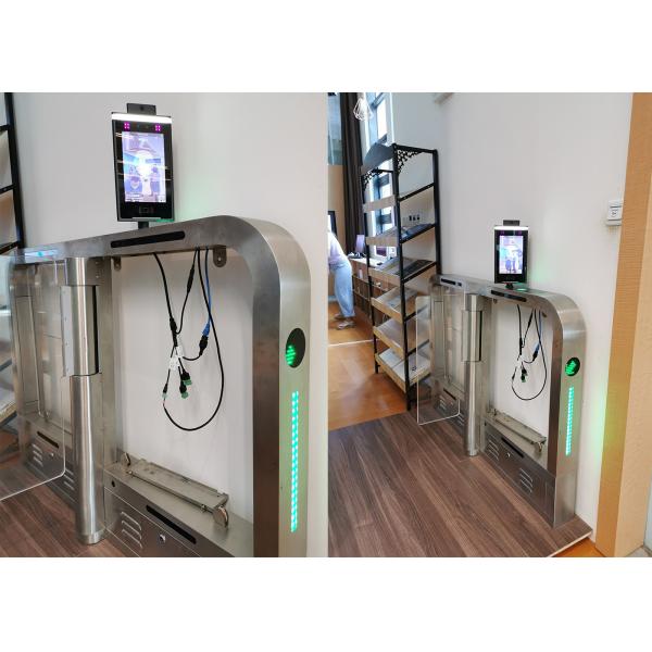 2021 Face Recognition Infrared Thermometer human temperature scanner kiosk with card reader access control MIPS software