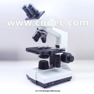 China Wide Field Plan WF10X Biological Microscope A11.1316 With Double Layers Mechanical Stage on sale