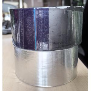 China FSK Ductwork and Pipe Wrapping Black Aluminum Foil Tape with Solvent Acrylic Adhesive on sale