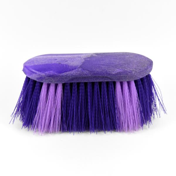 8 Inch 20*6 cm PP Horse Hair Body Brush Purple I - Shaped Plastic Foam