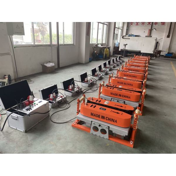 Heavy-Duty Cable Conveyor and Feeder with 1KN Capacity and 30-200mm Cable Diameter for Power Construction
