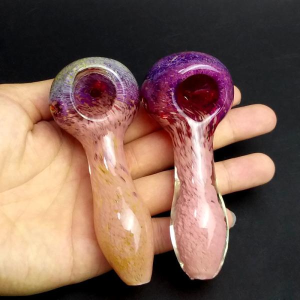 Lightweight Pretty Colored Glass Hand Pipe For Cool Men Recyclable