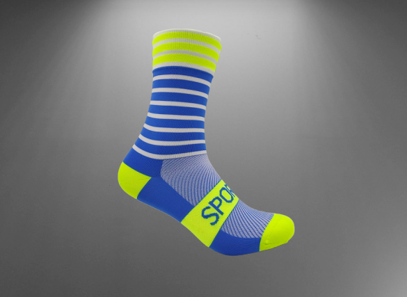 Anti - Fungal Outdoor Sports Custom Cycling Socks Women 's And Men 's Anti - Sweat Ankle Running