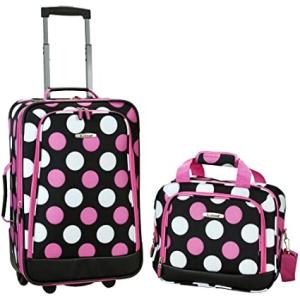 China 170T Polyester Softside Upright EVA Trolley Luggage on sale