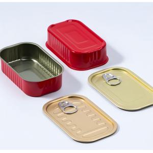 Two Piece Rectangular Tin Cans Steel Custom Tin Cans Packaging Solutions