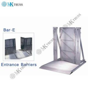 6061-T6 Aluminum Concert Stage Barrier 1.27m*1.0m*1.2m Unit Size