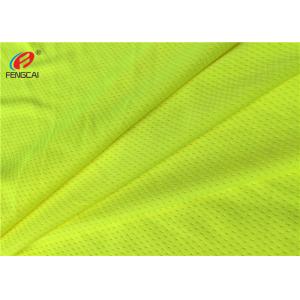 Polyester Spandex Stretch Mesh Fabric Single Jersey Weft Knitted Fabric