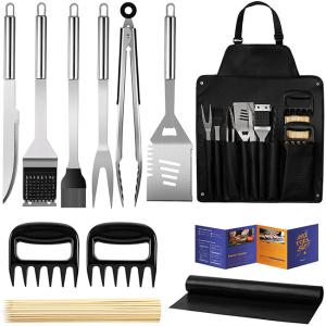 Stainless Steel BBQ Utensil Set FDA Available For Multiapplication
