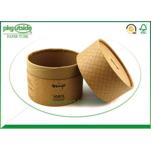 Handmade Cardboard Tube Boxes Embossing Surface Finish Damp - Proof Eco -