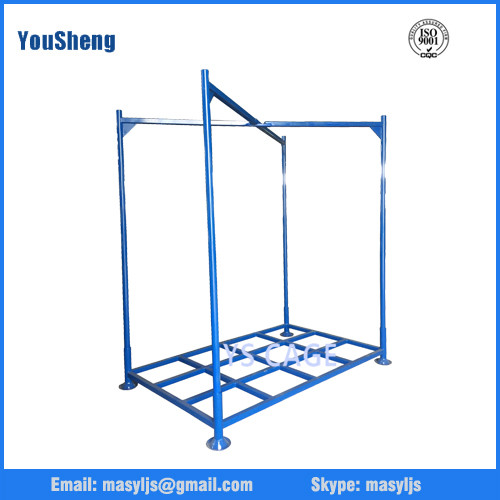 Buy Foldable Warehouse Storage Stacking Rack for fabrics, tires, cartons at wholesale prices