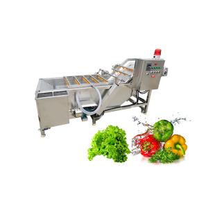 Air Bubble 3.75KW 500kg/h vegetable washing equipment