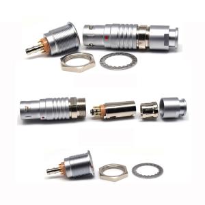 FGG EGG 3B 8 Pin Plus 1 Way Push Pull Self-lock Plug Socket Electrical Pneumatic