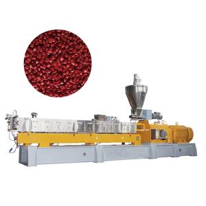 Quality 100kg/h Masterbatch Machine Twin Screw Extruder , Plastic Granulating Machine for sale