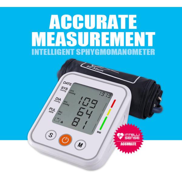 Smart LCD Digital Display Blood Pressure Monitor With Large Volume Voice Reporting