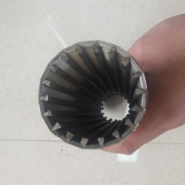 Stainless Steel Johnson V Wire Screen Pipe 6" Continuous Slot Flow Rate