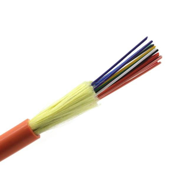 GJFJV-24B1 All Dielectric Structure MFC Multi Fiber Indoor Optic Cable for Networking