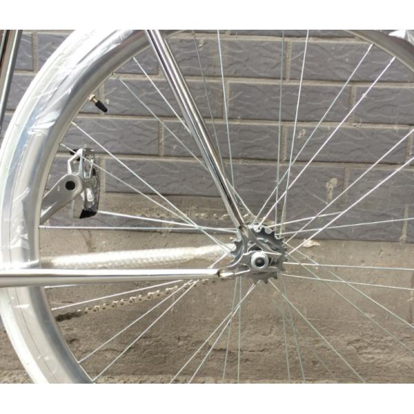 OEM 700C Sliver Paint Fixed Gear Bicycle with CR-MO Chrome Rim anodize JIS Standard