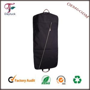 Black high quality non woven mens garment bags/suit cover