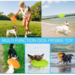 Pet Frisbee Toy Interactive Training Toys Soft Rubber Dog Toys