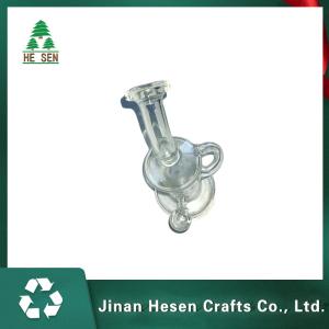 Clear SGS 22cm Borosilicate Male Glass Bong