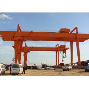 Buy cheap Double Girder Rail Mounted Cranes Electric Gantry Type With Trolley 3 Phase 380V from wholesalers