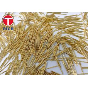Barrel Plating Processing CNC Brass Parts Connector Probe Copper Needle Brass