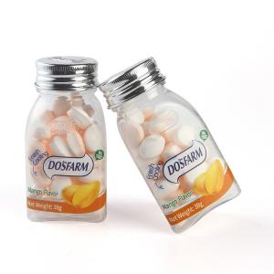 China ISO22000 Fruit Hard Candy With Transparent Bottle Pack on sale