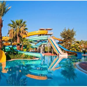 Aqua Water Park Playground Equipment Water Play Fiberglass Slide Set