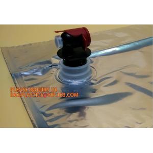 Aseptic foiled packaging bag in box for wine/juice/carbonated beverage,3L