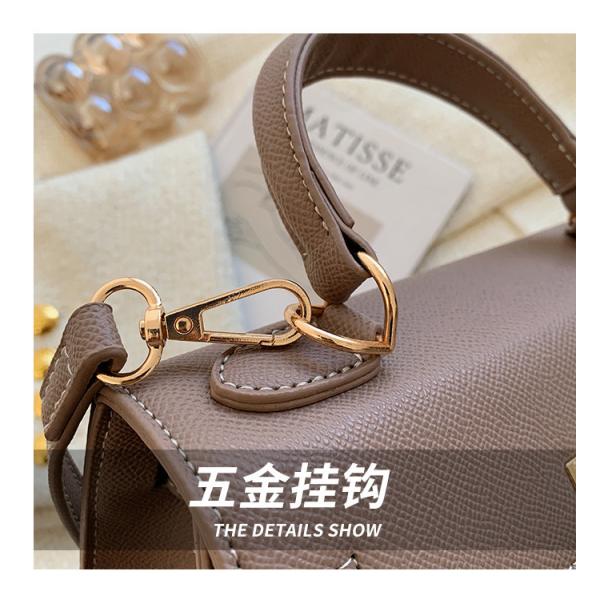 NEW FASHION WINTER TEXTURE WOMEN'S BAG SIMPLE SHOULDER BAG FASHION CROSS-BODY KELLY BAG