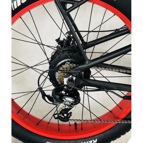 26" 1000W Bafang Rear Motor Fat Tire Electric Cargo Beach Cruiser Bike with 48V 21AH Lithium Battery