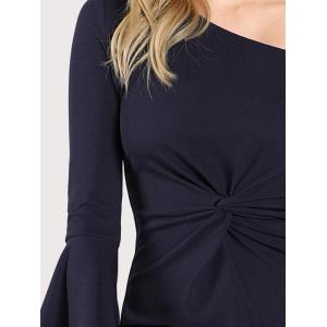 summer one shoulder women fashion dress