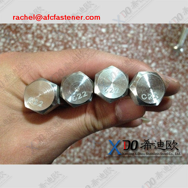 Buy 904L hexagon head bolt din1.4539 uranus B6 uns n08904 at wholesale prices