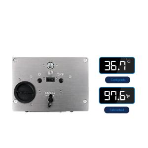 SS304 Face Recognition Temperature Measurement With 1000ml Gel Spay Foam