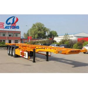 40ft 3axle Flatbed/Skeletal Container Trailer with Mechanical Suspension and