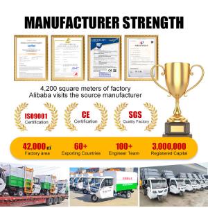 Special Vehicle Small Three-Wheeled Trash Truck Electric Compressed Garbage