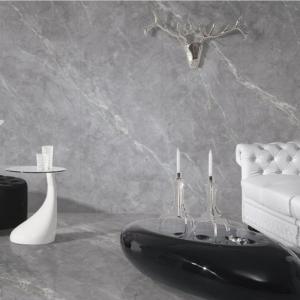 White Polished / Matt Glazed Porcelain Tile Rectified Edge