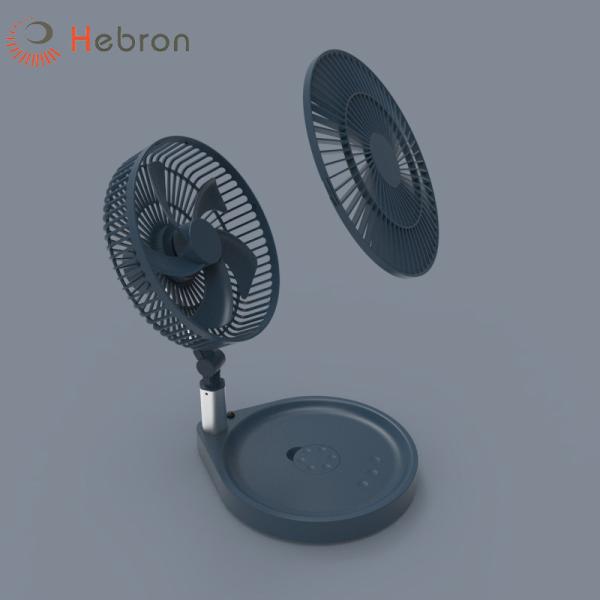 Buy Timing Foldable Oscillating Fan Table Desk USB Remote Control Rechargeable Foldable Fan at wholesale prices