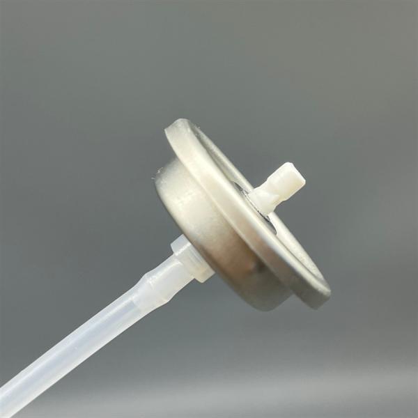 Tire inflation valve actuator for industrial and domestic vehicles, with corrosion-resistant alloy structure, portable aerosol product