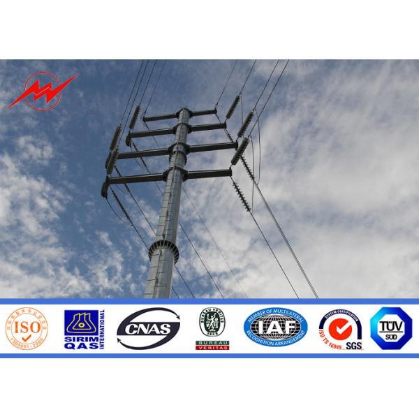 Buy Astm A123 Galvanized Pipe 8-20m Steel Tubular Electric Pole at wholesale prices