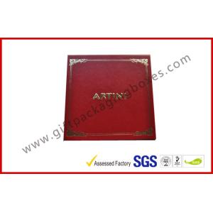 Personalized Apparel Gift Boxes Embossed Paper With Golden Foil