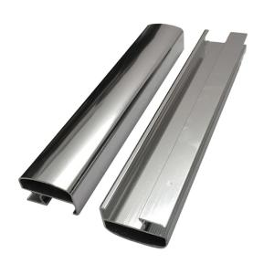 6063 Customize High Brightness Polished Mirror Fabricated Aluminum Profiles