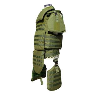 Military Issue Bulletproof Vest Full Body Laser Cut Molle System Camo Soft Plate