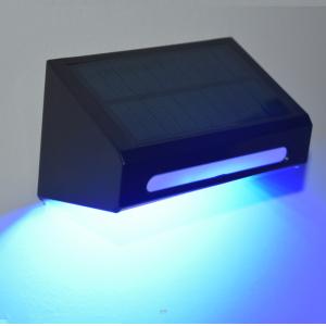 IP65 150MAH Waterproof Solar Fence Light Rechargeable ABS PC