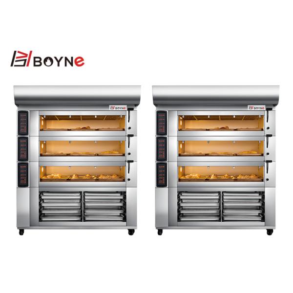 SS304 Commercial Bakery Kitchen Equipment High Temperature 9 Trays Electric Bakery Oven