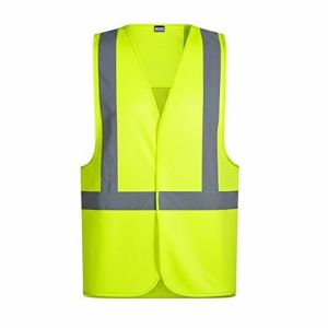 High Visibility Safety Vest with EN471 Class2 Reflective Tape and Up To 1000