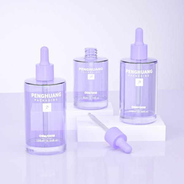Luxury Cosmetic Packaging Container 80ml 100ml 120ml Large Capacity Serum