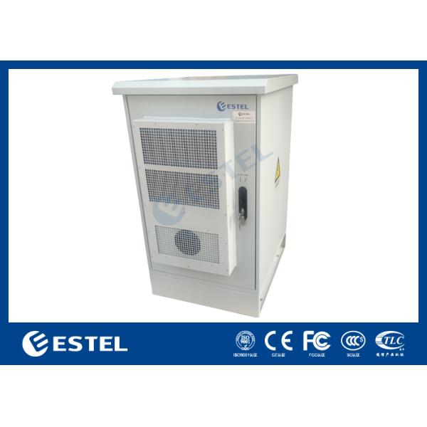 IP55 One Compartment Outdoor Telecom Cabinet Floor Mounted With Two Doors